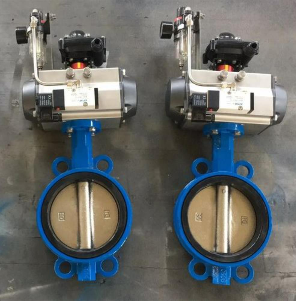 D671X/F氣動對夾式軟密封蝶閥