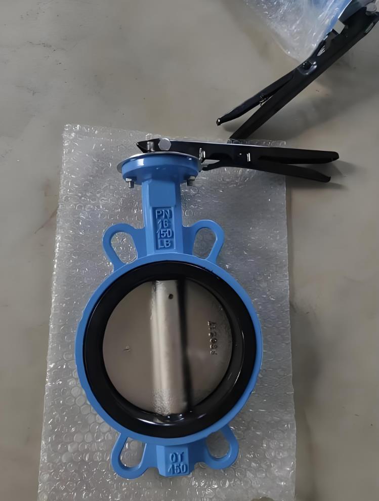 D71X/F手柄對夾式軟密封蝶閥